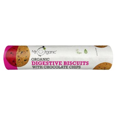 Mr Organic Biscuits With Chocolate Chip Digestive 250G